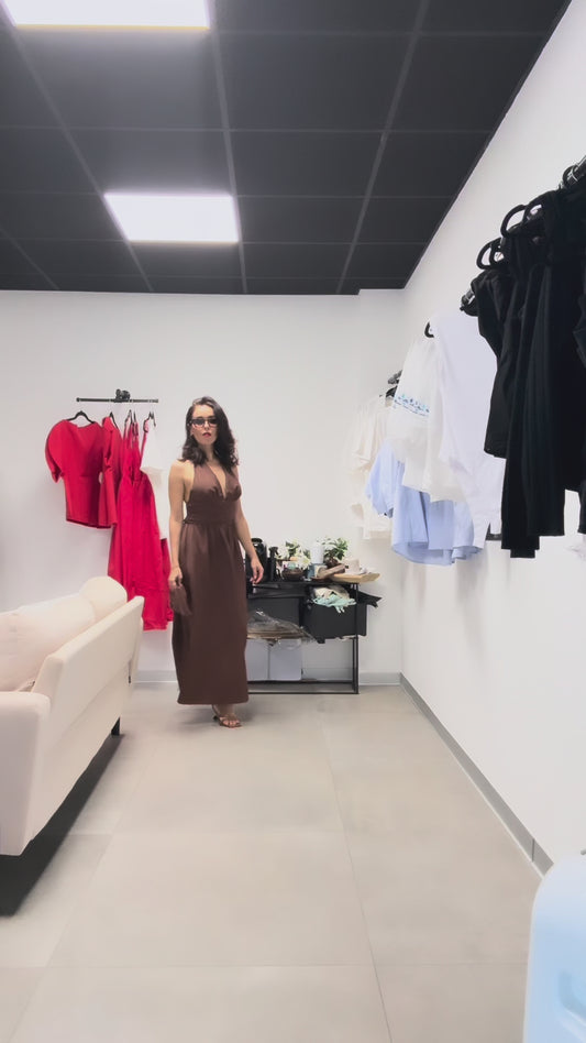 Robe Dos Nu Chocolat